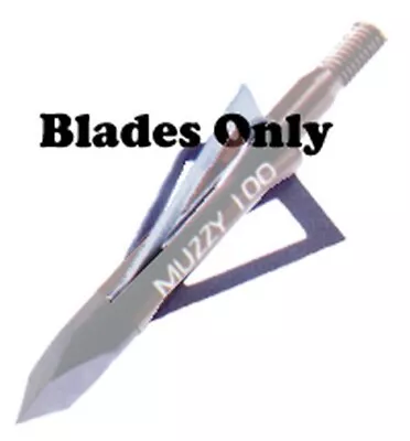 Muzzy 320 Replacement Blades 100 Grain 18 Pack Crossbow Broadhead • $24.17