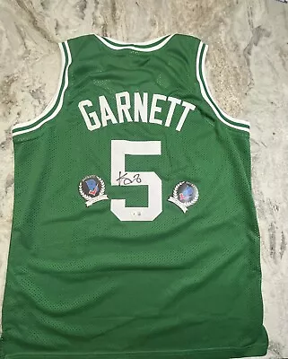 Kevin Garnett Autographed Signed Jersey Auto Boston Celtics Beckett COA  • $204.99