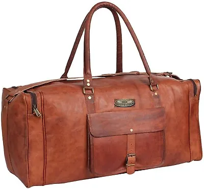 30  Travel Luggage Master Craft GVB Duffel Gym Overnight Weekend Men Bag Leather • $90.50