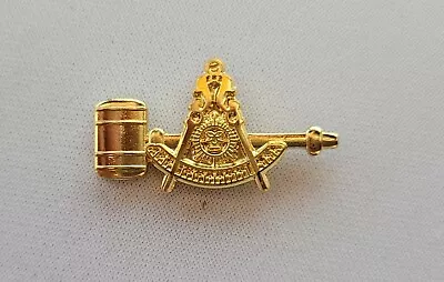 Past Master Masonic Mason Lodge Lapel Pin With Gavel • $5