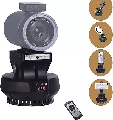  YT-1200 Pro Auto Motorized Rotating Panoramic Head Al Smart Camera Stabilizer • $79.90