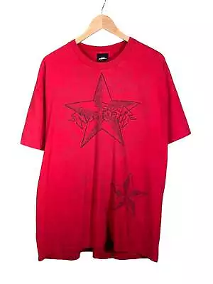 Vintage 00's No Fear Star Logo Big Print Graphic Tee Size Large • $30