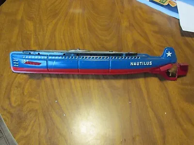 LINEMAR Toys Submarine Nautilus 109 Tin Toy Japan Very RARE Vintage • $45