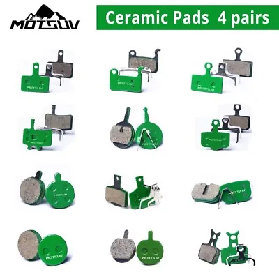 4 Pair Ceramics Bicycle Disc Brake Pads Mountain Bike Hydraulic Disc Brake Pads • $15.88