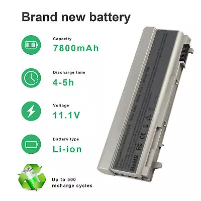 E6400 Battery For Dell Latitude E6410 E6500 E6510 M2400 M4400 M4500 7800 MAh • $33.99