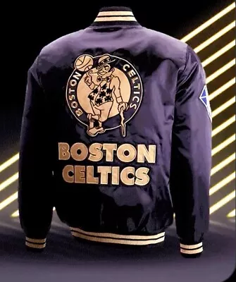 Boston Celtics Starter Jacket Limited Edition Black Gold Size XL NBA New In Hand • $199.99