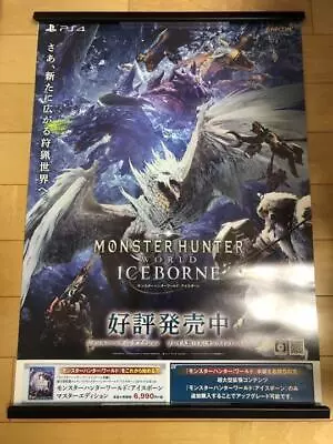 Monster Hunter Poster World ICEBORNE Size B2 Not For Sale 20.27x28.74  Monster • $360.47