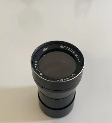 Lens Meteor-8m-1 18/9-38 Mm M-25 C Mount From Quartz Movie Camera Soviet KMZ • $30