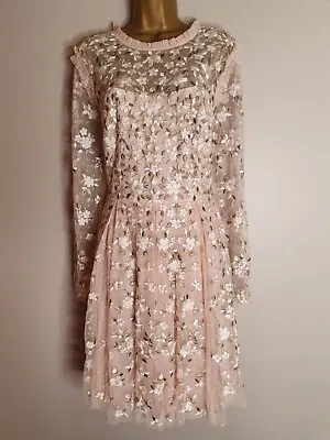 Needle And Thread Embroidered Dress UK SIZE 20 US Size 16 • £140