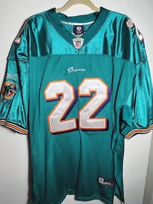 Reggie Bush # 22 Miami Dolphins Stitched Reebok NFL Men's Onfield Jersey Size 56 • $36.46