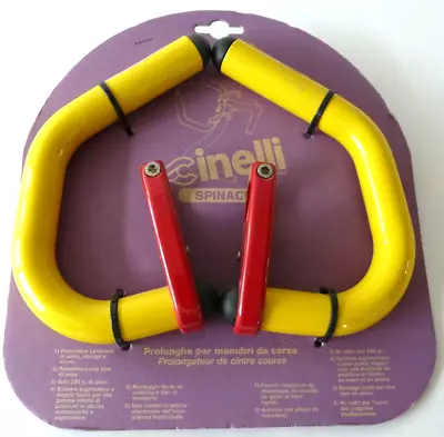 $89.76 • Buy Cinelli Spinaci Handlebar Extensions Yellow Rer Vintage Bar Ends LAST ONE! NOS
