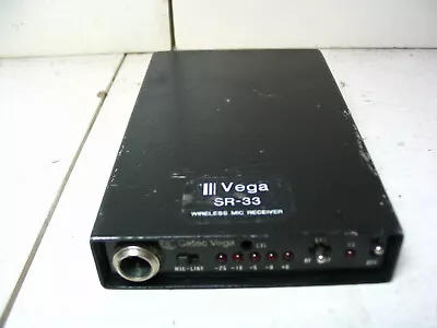 $38.99 • Buy Vega SR-33 Receiver, Pro Wireless  Mic. Fits,sound Devices,shure,SQN,MIXERS. 