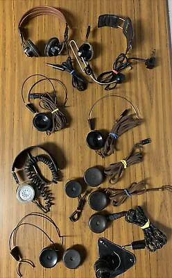 Lot Of Vintage Switchboard Operator Military Headset Parts Scientific New Yorker • $94.95