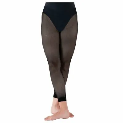 £4.95 • Buy Fishnet Tights Footless Elasticated Hem For Fashion And Dance Girls Women Size