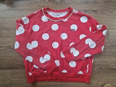 Vans Disney Minnie Mouse Jumper Sweatshirt Top • £14