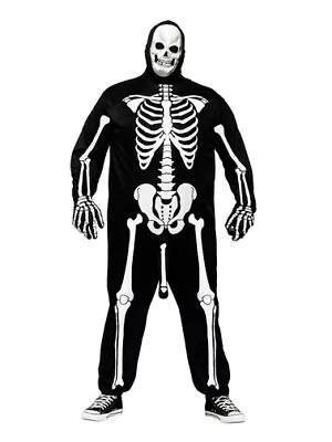 Fun World Skele Boner Funny Skeleton Adult Mens Plus Halloween Costume 131365 • $42.99