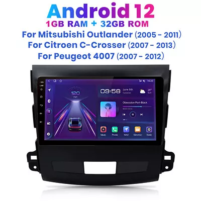 $189.99 • Buy Android 12 Head Unit Car Radio For Mitsubishi Outlander 2005-2011 GPS WIFI 1+32G