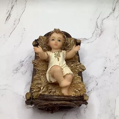 Vintage Florentine Collection Baby Jesus Nativity Manger Made In Italy • $22.49
