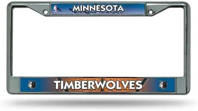 Minnesota Timberwolves Premium Metal License Plate Frame Chrome Tag Cover... • $15.15