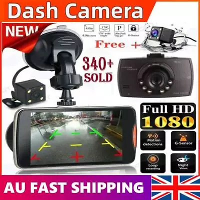 Dash Cam Car 170° Wide Angle Camera 1080P Full HD Driving Video Recorder AU • $20.79