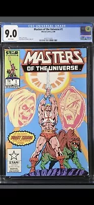 MASTERS OF THE UNIVERSE 1982 #1 CGC 9.0 VF/NM  He-Man  DC Comics • $75