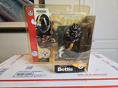 Jerome Bettis Series 5 McFarlane  Action Figure 2002 Black Jersey NIB • $22.95