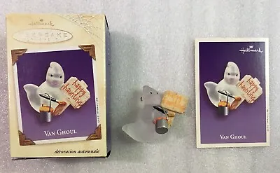 Hallmark Van Ghoul Halloween Keepsake Ornament Ghost 2003 QFO6007 W Memory Card • $12.50