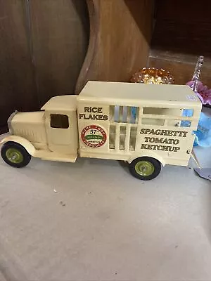 VINTAGE 1930s METALCRAFT PRESSED STEEL HEINZ TOY TRUCK RESTORED EXCELLENT COND! • $300