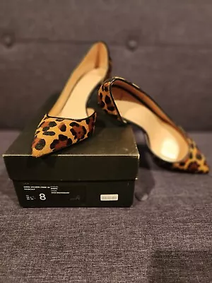 J. Crew Calf Hair Animal Print Pumps 8 NIB • $50