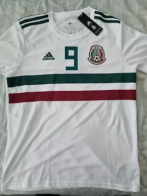 *Raul Jiminez Mexico Away Football Shirt 2018 2019 Jersey Trikot Camiseta LARGE* • £79.99