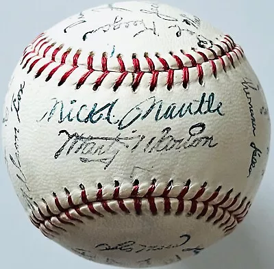 SALE Mickey Mantle Signed 1955 Chicago White Sox Baseball-ORIGINALLY $1500-JSA • $600