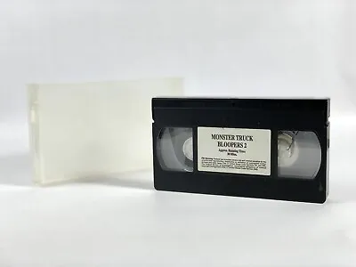 Vintage Original MONSTER TRUCK BLOOPERS 2 1992 VHS • $8.86