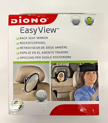 Diono EasyView Back Seat Mirror For Babies In Rear Facing Car Seats - Boxed • £10