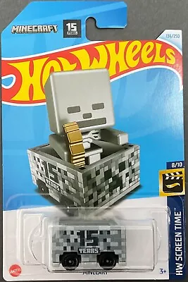 2024 Hot Wheels Minecraft 15-Year Anniversary G-Case ** BOX SHIPPING ** • $0.99