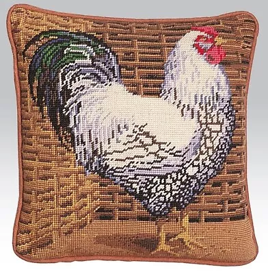 EHRMAN VINTAGE Kaffe Fassett COCKEREL Tapestry Needlepoint KIT Rare Rooster • $136.77