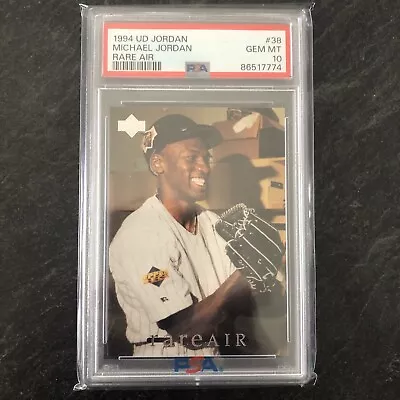 1994 Upper Deck Rare Air #38 Michael Jordan HOF PSA 10 GEM MINT Baseball • $109.99