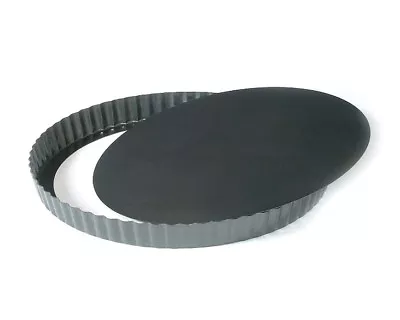£7.59 • Buy Pendeford Non Stick Loose Base Quiche Flan Tart Baking Dish Pan Fluted Edge26cm
