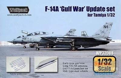 WPD32008 1:32 Wolfpack F-14 Tomcat Gulf War Update Set (TAM Kit) #32008 • $37.99