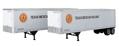 RTR Walthers HO 2@ 40' Trailmobile TrailerS Texas Mexican Railway/Tex-Mex 1/87 • $26.98