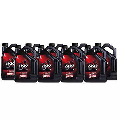 Motul 800 2T FL OFF ROAD 100% Synthetic Racing 36L Engine Motor Oil 9 X 4L • $574.95