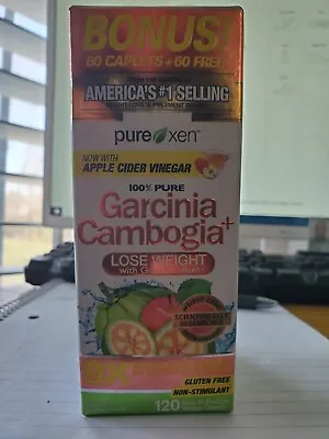 $9.99 • Buy Pure Xen Garcinia Cambogia Apple Cider Vinegar Green Coffee 120 Caplets 5/2024