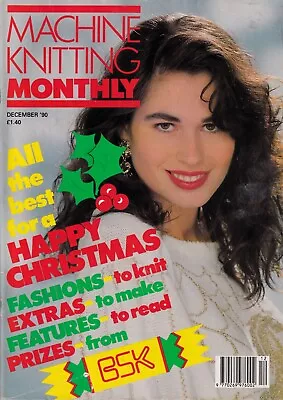 Machine Knitting Monthly Pattern Magazine December 1990 Vintage Christmas 1990s • £6.49