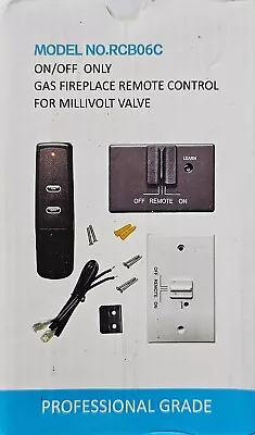 Gas Fireplace Remote Control For Millivolt Valve - Model No.RCB06C On/Off Only • $35