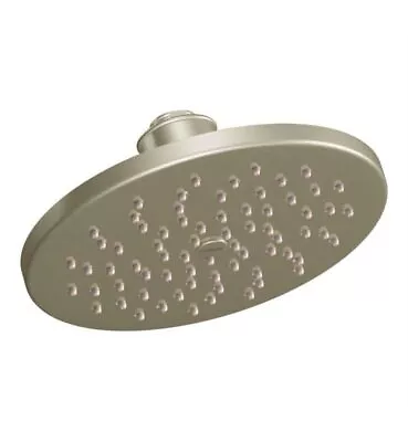 Moen S6360BN 8  Wall Mount Single-Function Rainfall Showerhead In Brushed Nickel • $109.99