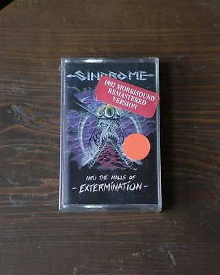 Sindrome Into The Halls Of Extermination Demo Thrash Metal Cassette Tape Sealed • $40