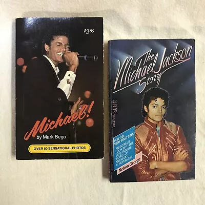 Michael! Mark Bego 1984 & Michael Jackson Story￼ Nelson George Books X2 PB VTG • $14.50