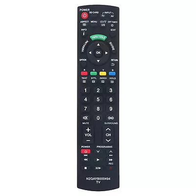 New N2QAYB000494 Remote Fit For Panasonic TV TH-L22X25A TH-L32D20A TH-P42U20A • $18.98