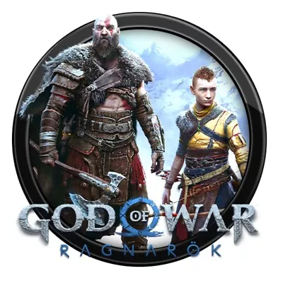 God Of War Ragnarok Video Game Round Shaped Vinyl Decal Sticker • $12.99