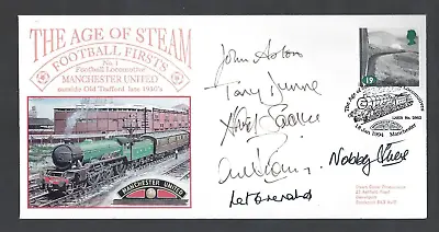 1968 Multi Signed Fdc Manchester United Autograph First Day Cover Man Utd • £69.99