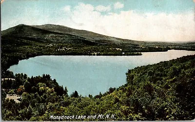 View Of Monadnock Lake And Mt. NH Undivided Back Vintage Postcard F79 • $8.69
